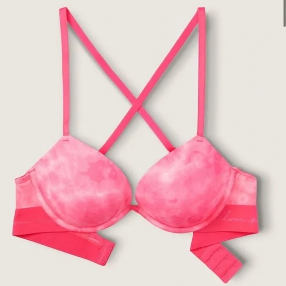 BNWT!! PINK WEAR EVERYWHERE SUPER PUSH-UP BRA💓 36 D!!